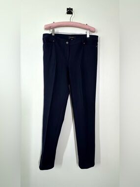 Talbots Womens Dark Navy Dress Trousers Size 10 Very Soft Stretch “Jeans Style”